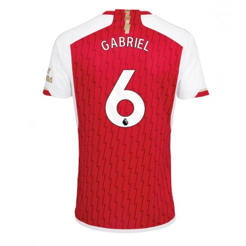 Pánský Fotbalový dres Arsenal Gabriel Magalhaes #6 2023-24 Domácí Krátký Rukáv